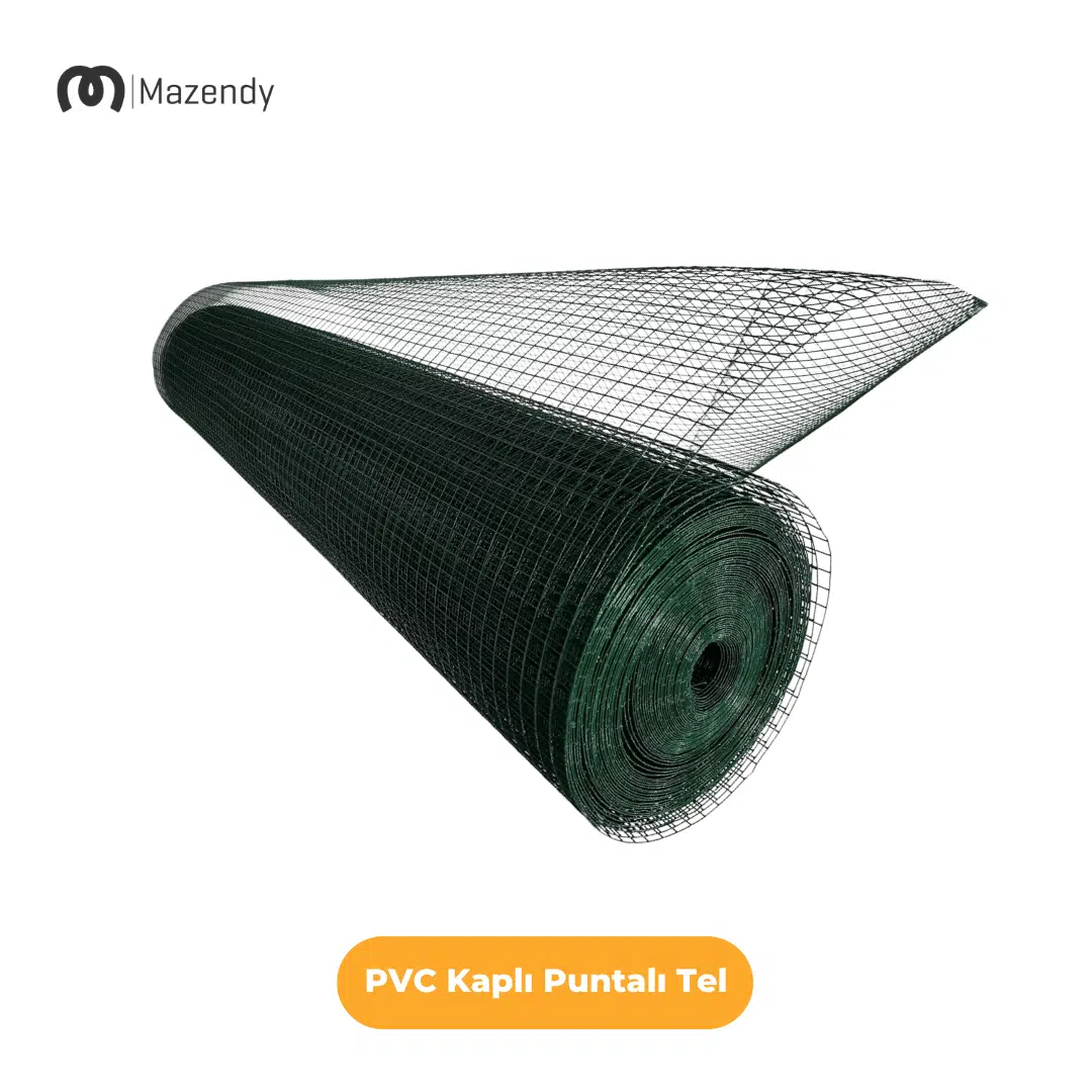 PVC Kaplı Puntalı Bahçe Çit Teli