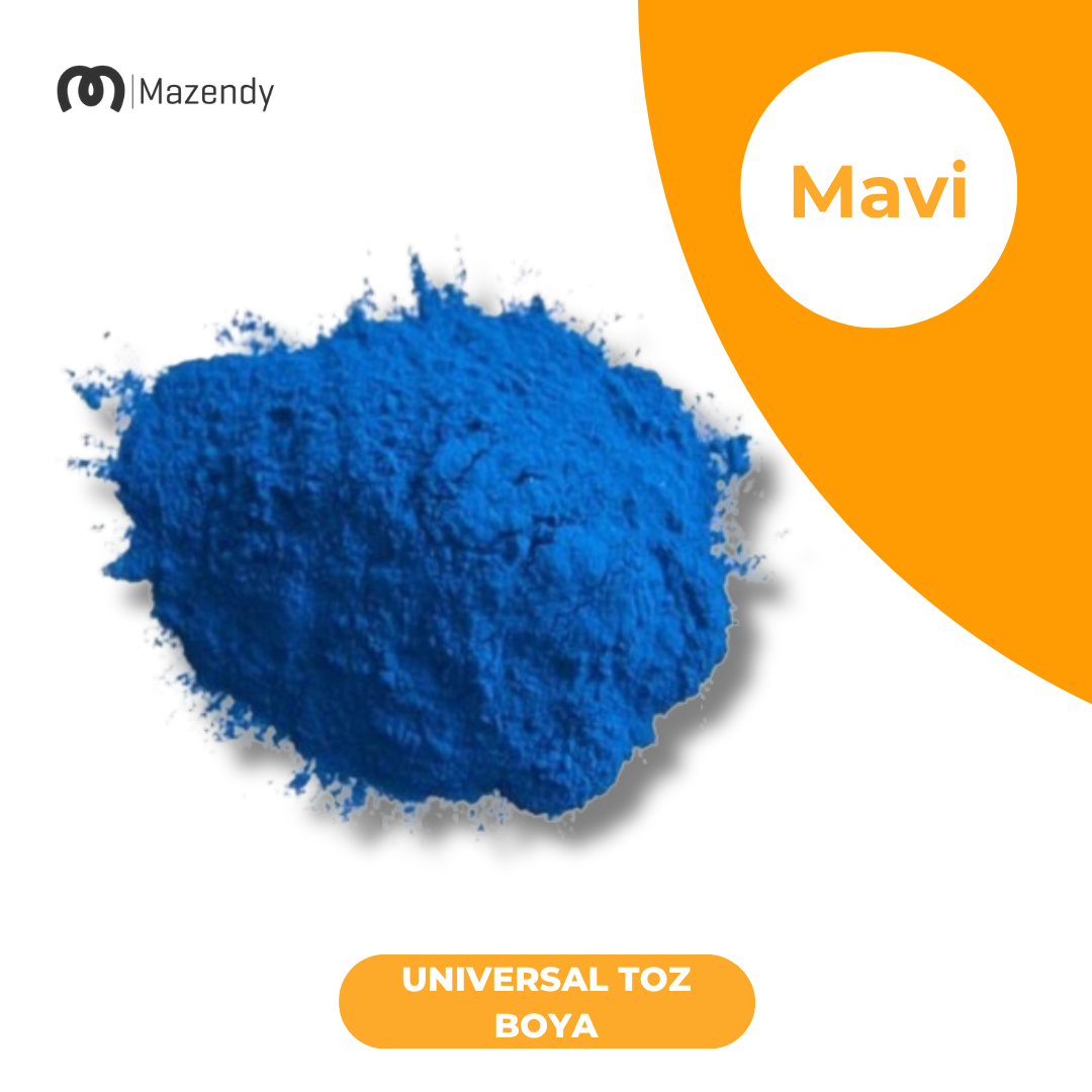 1 Kg Universal Toz Boya Mavi
