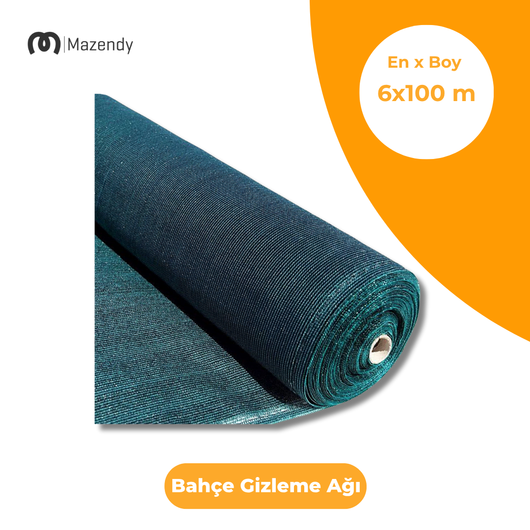 6x100 m Koruma Filesi – %75 Yoğunluk, Gölgelik ve UV Koruma