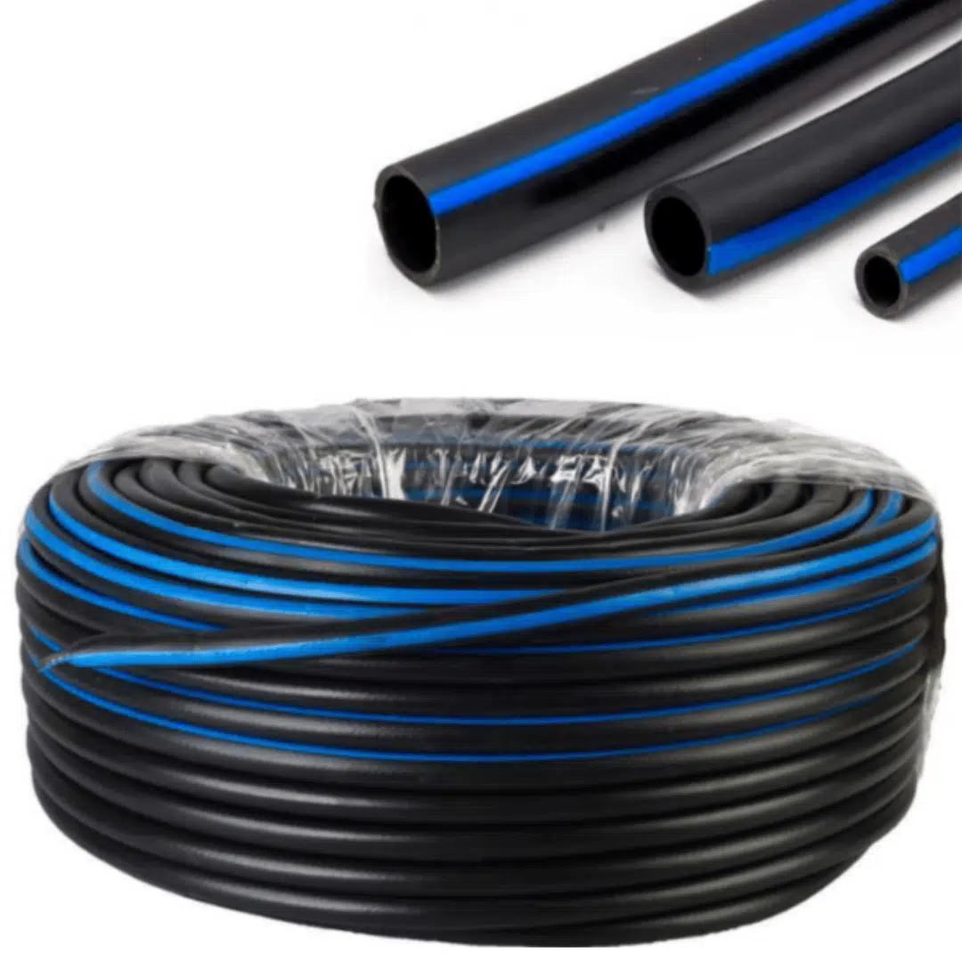 Termo Kauçuk İplikli PVC Bahçe Sulama Hortumu Esnek Dayanıklı Takviyeli Hortum Bahçe-Balkon-Sera Kullanım